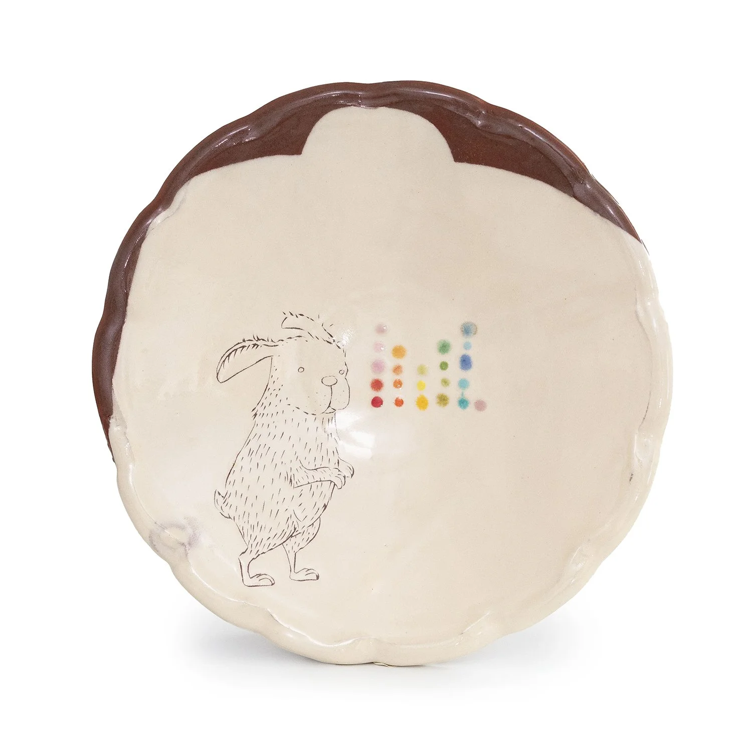 Large Rabbit Plate (INV# NP5178)