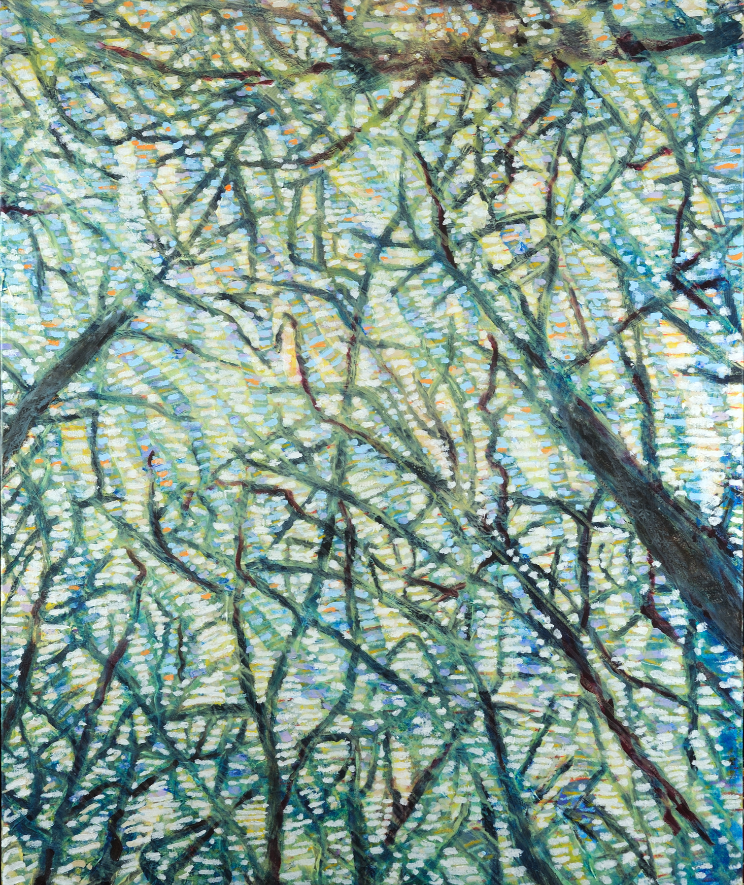 3_Thru the Trees_up in the Air_40_48 in mixed med canvas large.jpg