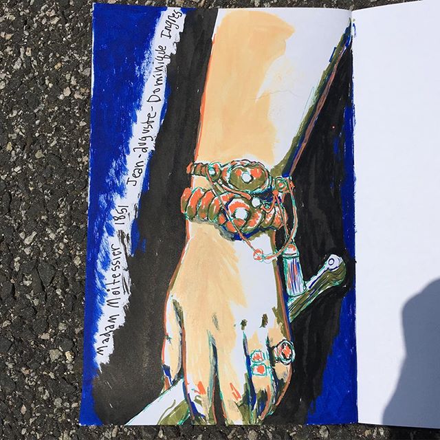 #handstudydrawing #jeanaugustedominiqueingres