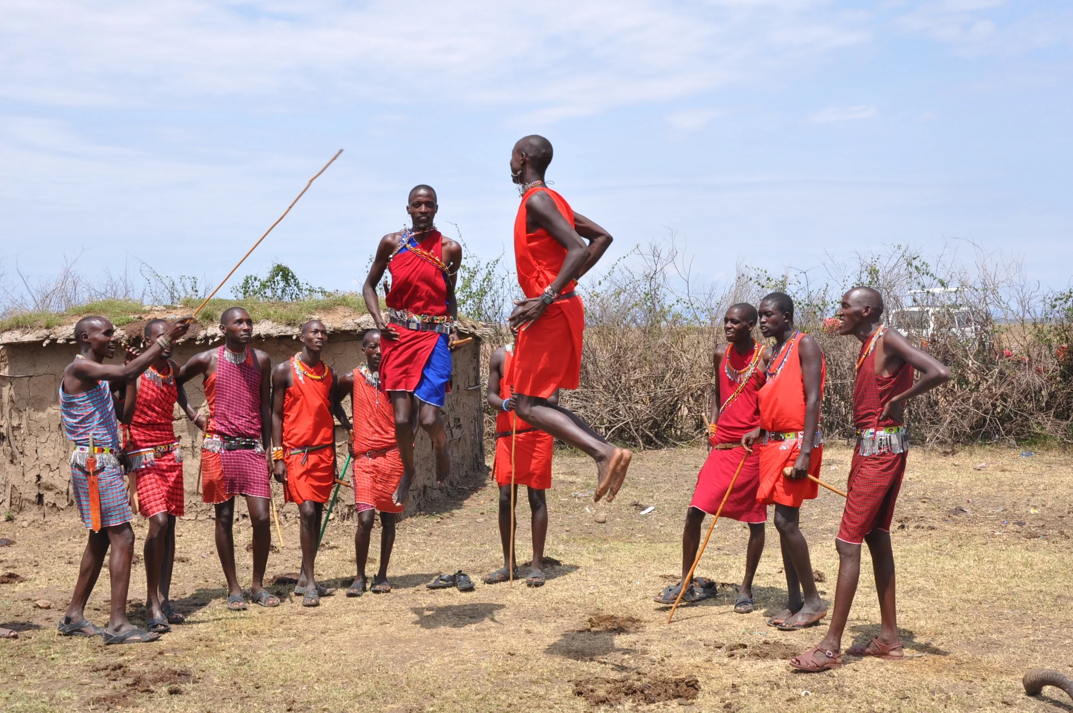  Day 4: Through their adolescents and early adulthood,&nbsp;years ~15-30, these young men&nbsp;herd the&nbsp;family's cattle by day and protect the cattle by night. The villages are encircled by brush to protect&nbsp;from predators. Until married, th