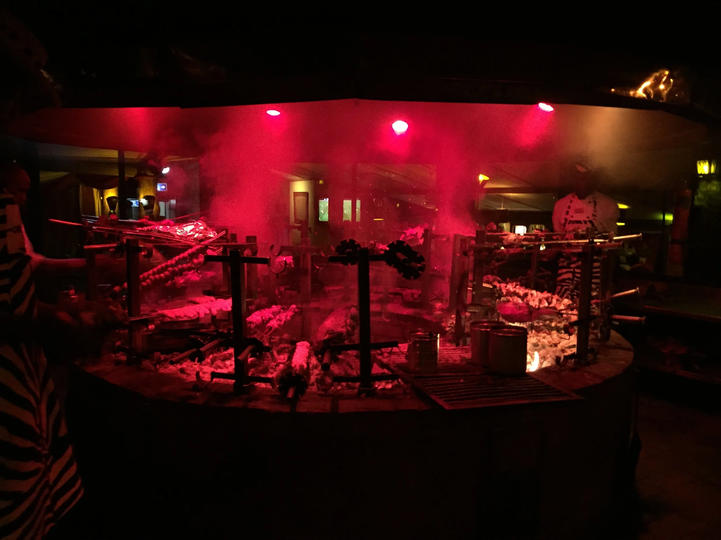  Day 1: Our first night in Africa for&nbsp;V-day dinner at   Carnivore  , an&nbsp;African Churrascaria, consuming only the finest game meat available.&nbsp; 