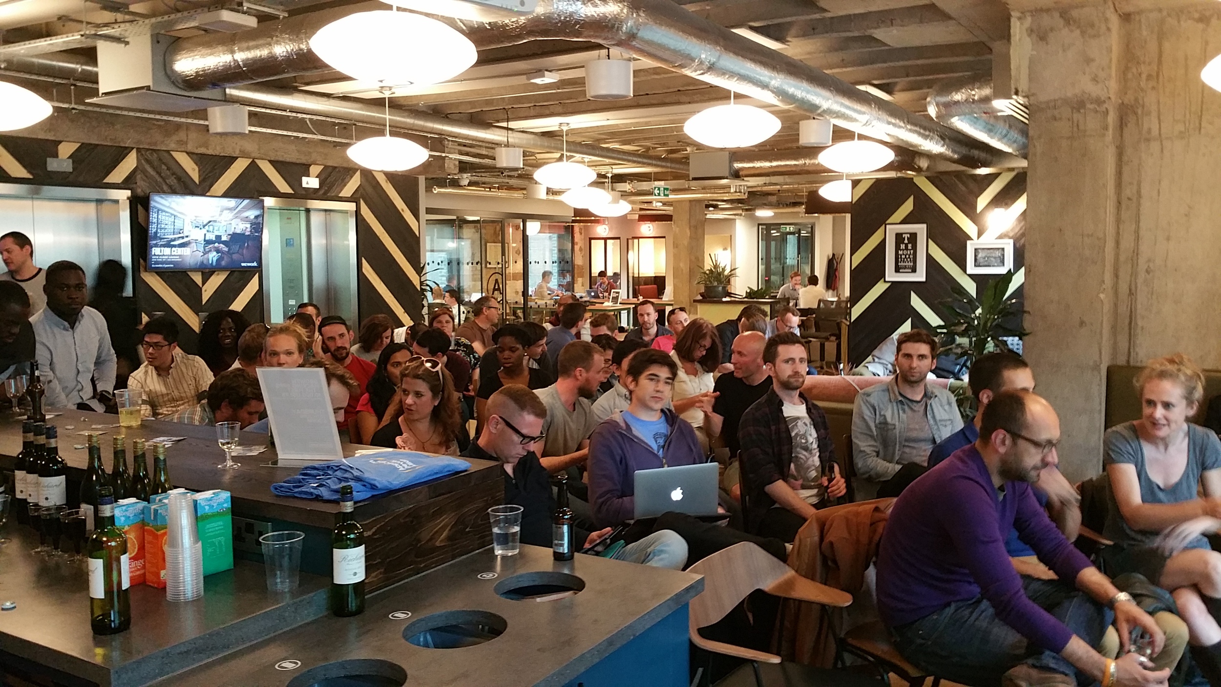 Full house for the first London meetup.