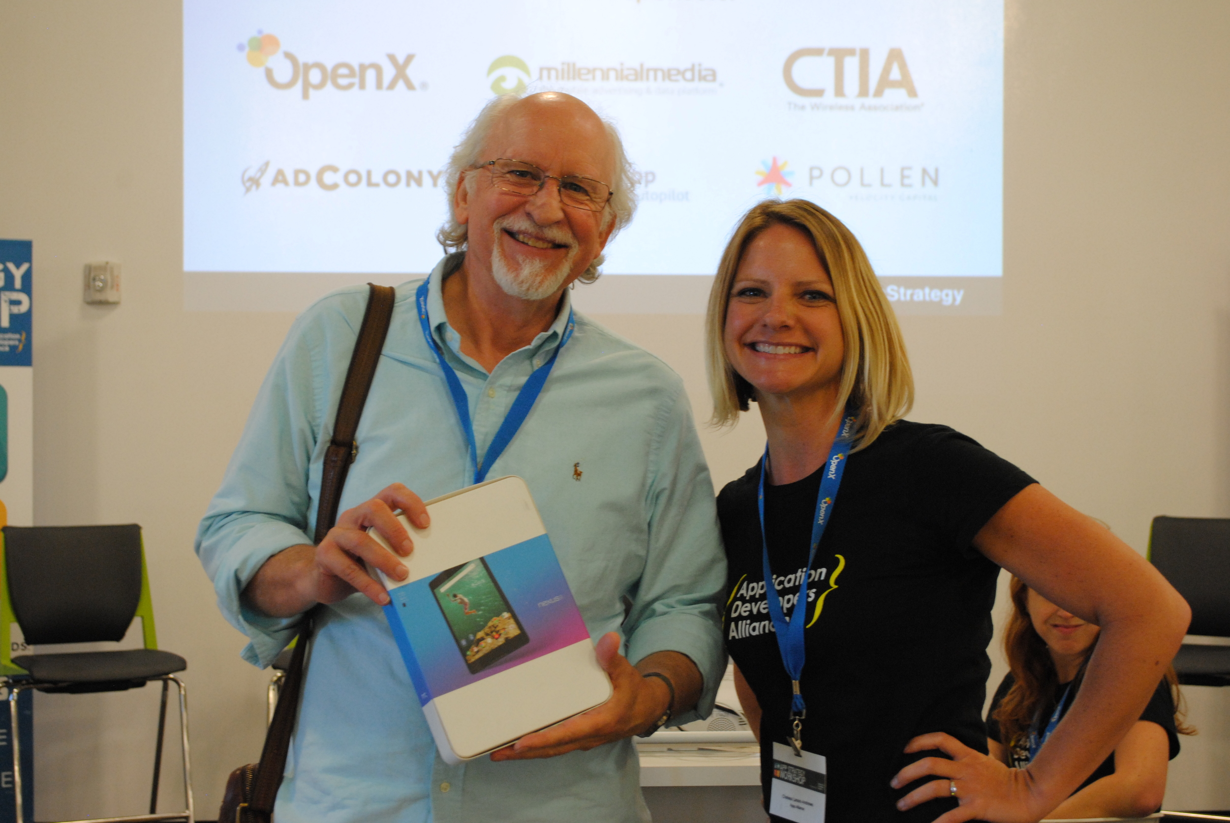Nexus 9 Tablet contest winner, Peter Tierney.
