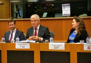 Heinz K. Becker MEP and Catriona Meehan