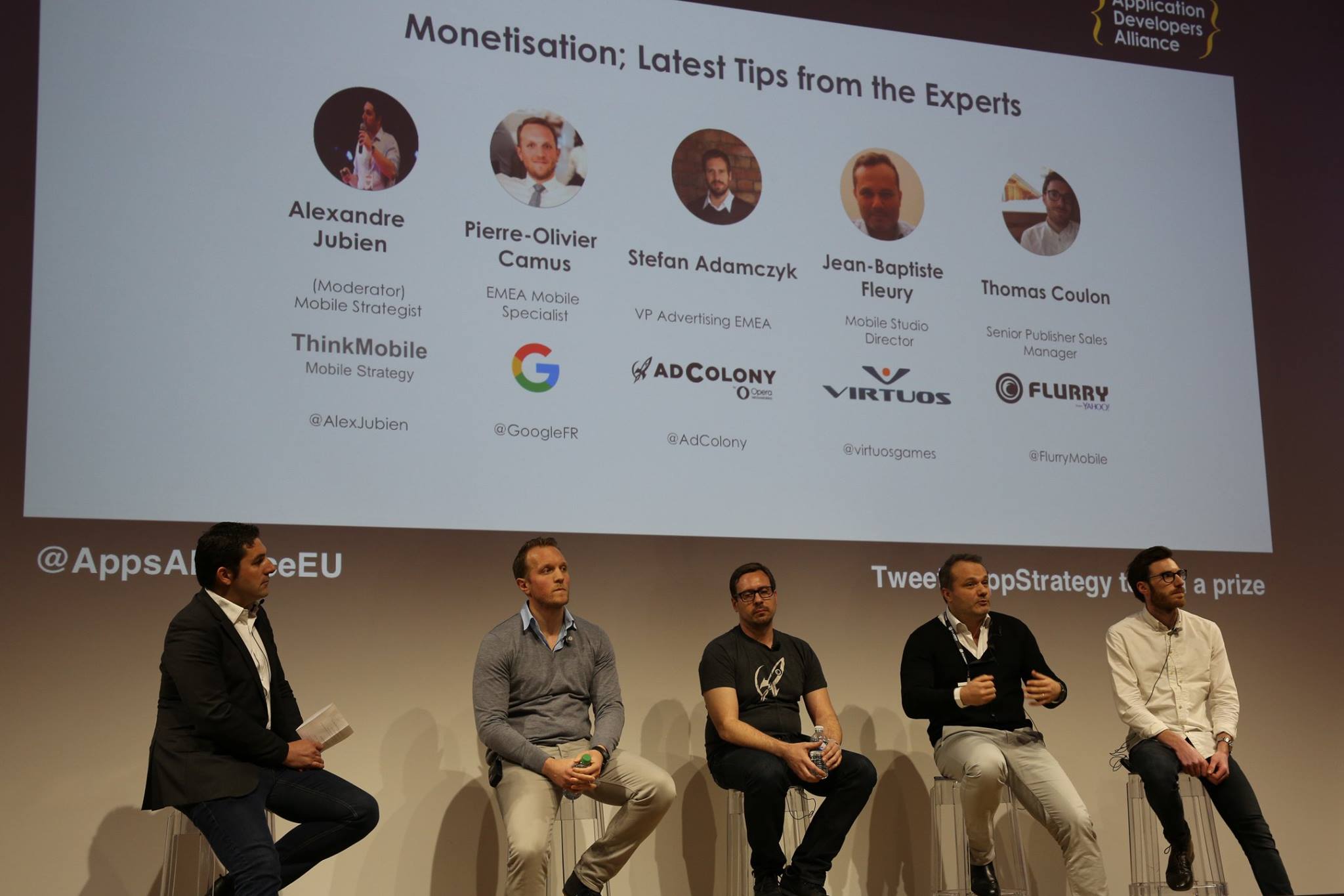 Speaking on the topic of Monetisation, latest tips from the experts were&nbsp;Pierre-Olivier Camus, EMEA Mobile Specialist, Google,&nbsp;Stefan Adamczyk, VP Advertising EMEA, AdColony,&nbsp;Jean-Baptiste Fleury, Mobile Studio Director, Virtuos Games…