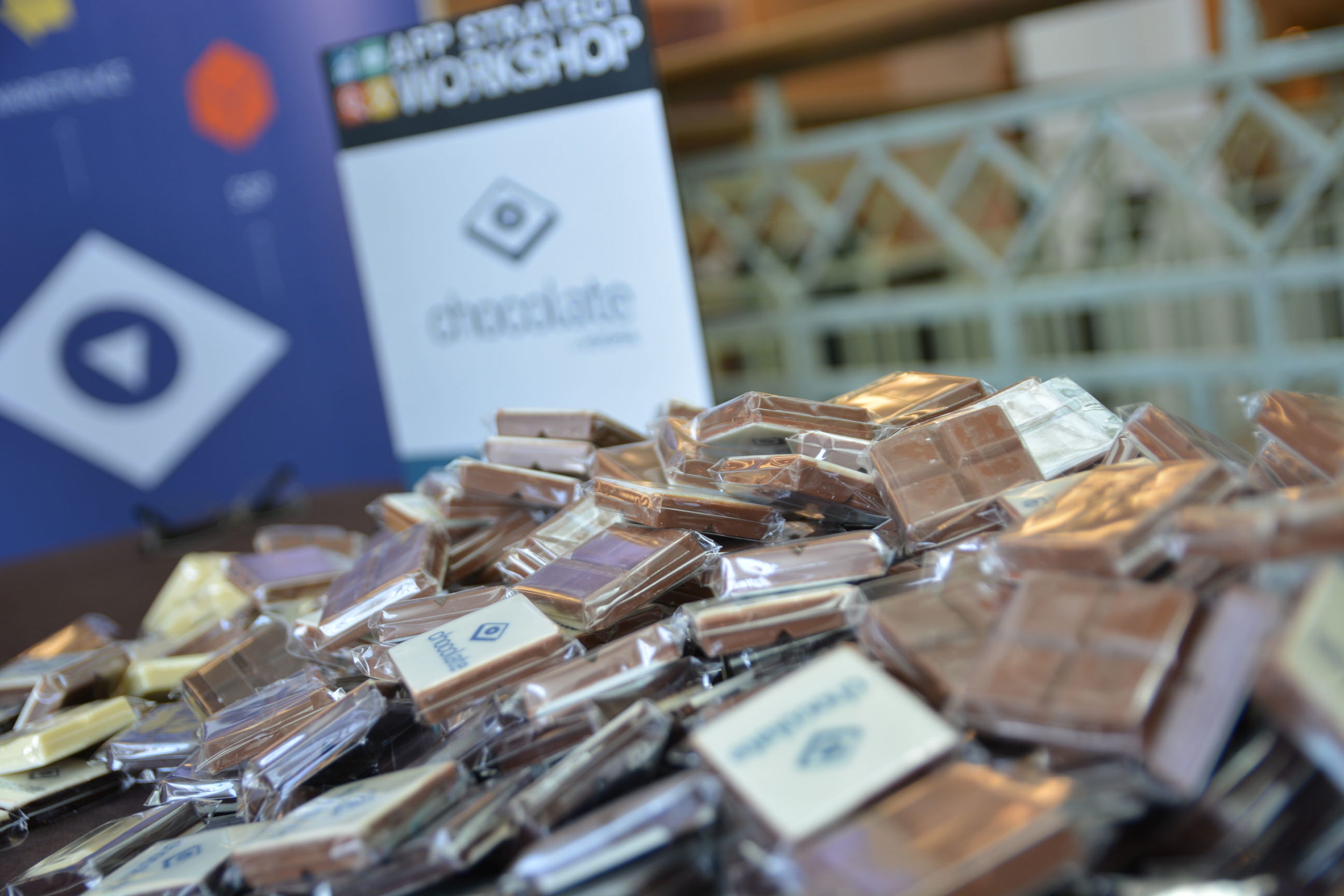 Our sponsor, Chocolate had a great table with treats for attendees!