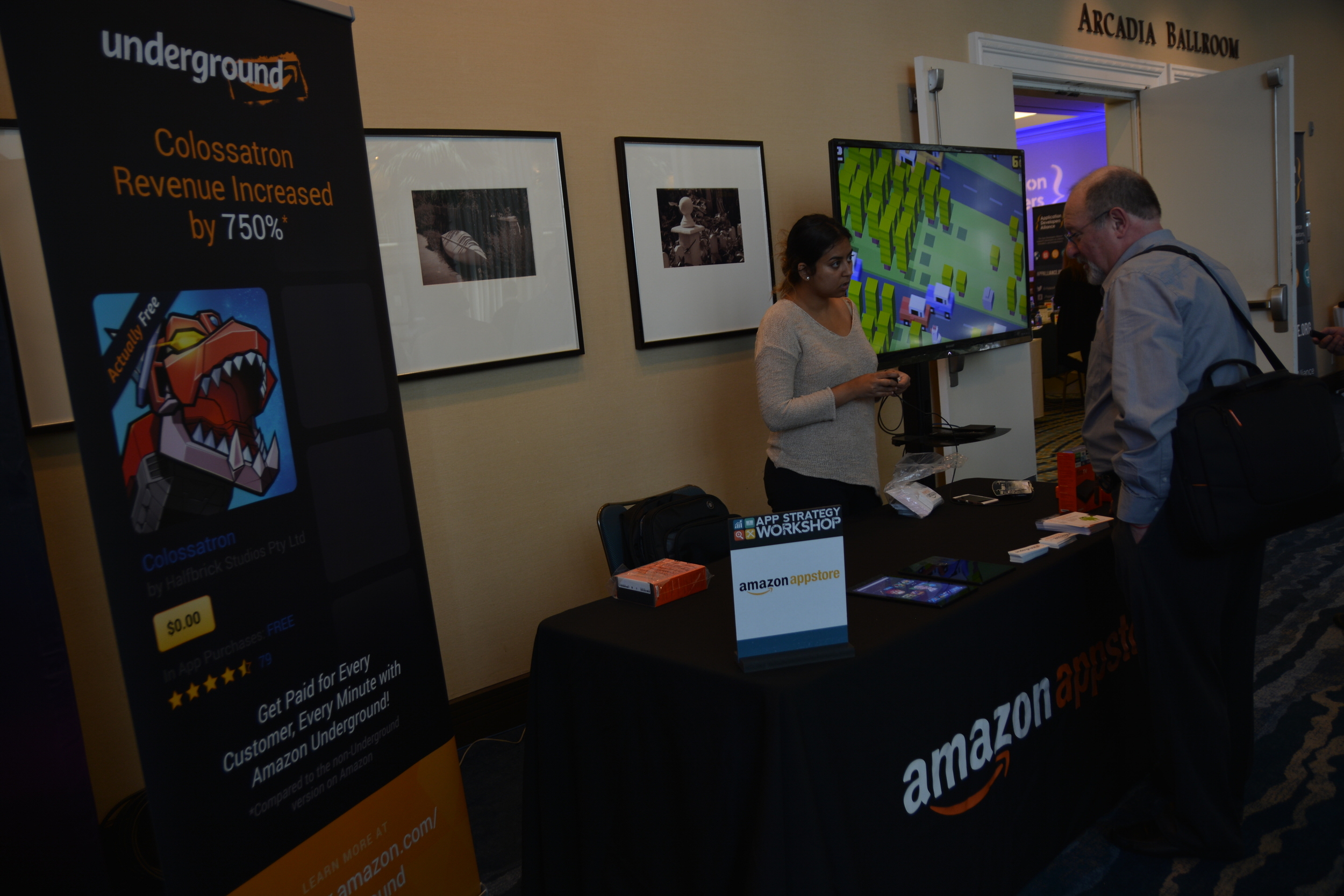Amazon Appstore hosted a friendly Crossy Road video game competition. The winner took home an Amazon Fire TV!