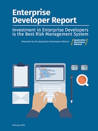 The Enterprise Developer Report explores what developers that work within companies are doing and what they need to succeed. View Report ➔