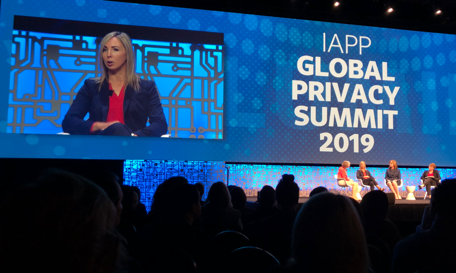 Ireland Data Protection Commissioner Helen Dixon speaking at the IAPP Global Privacy Summit 2019.