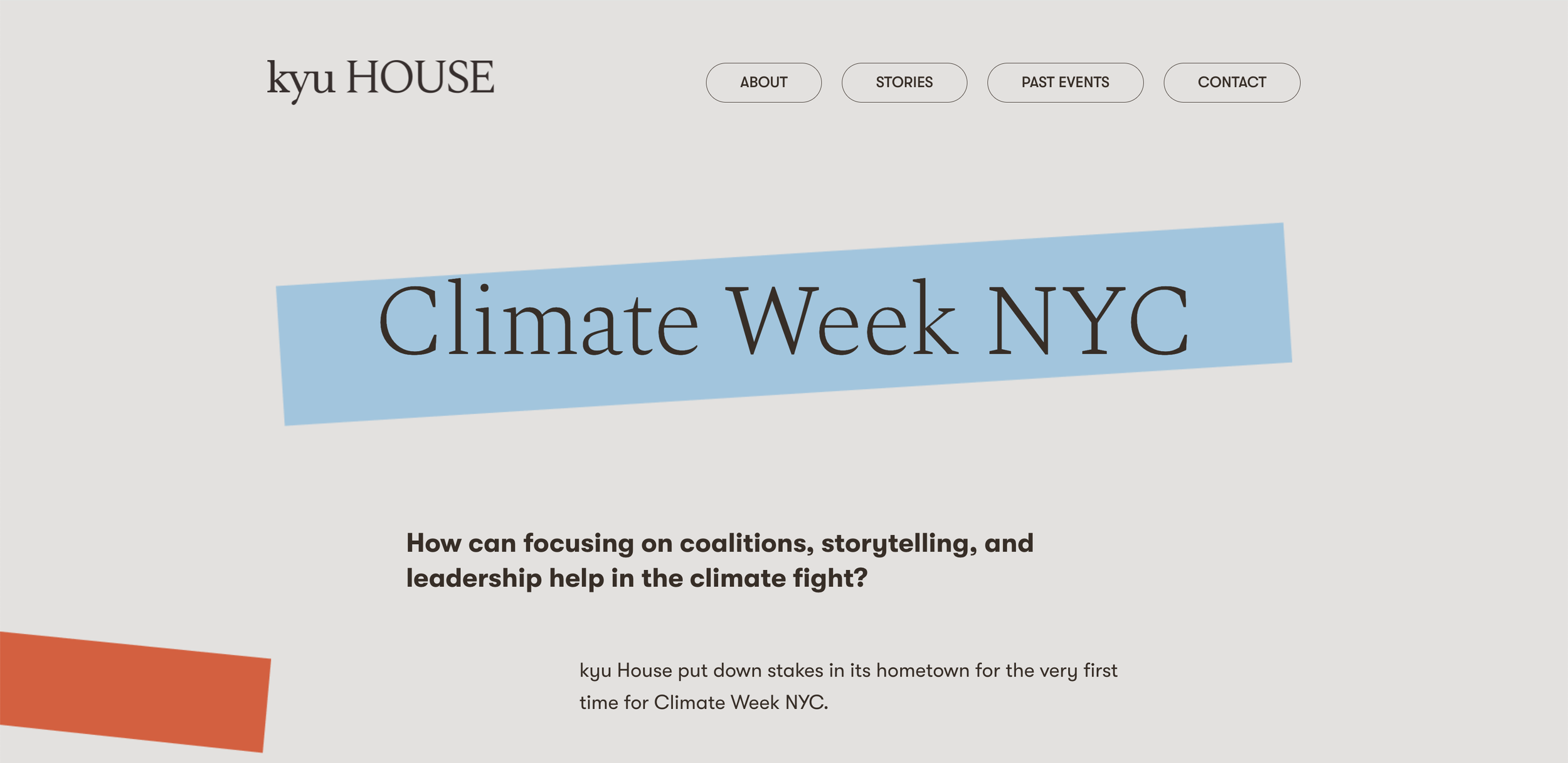 kyu house x climate week nyc | branded film | director