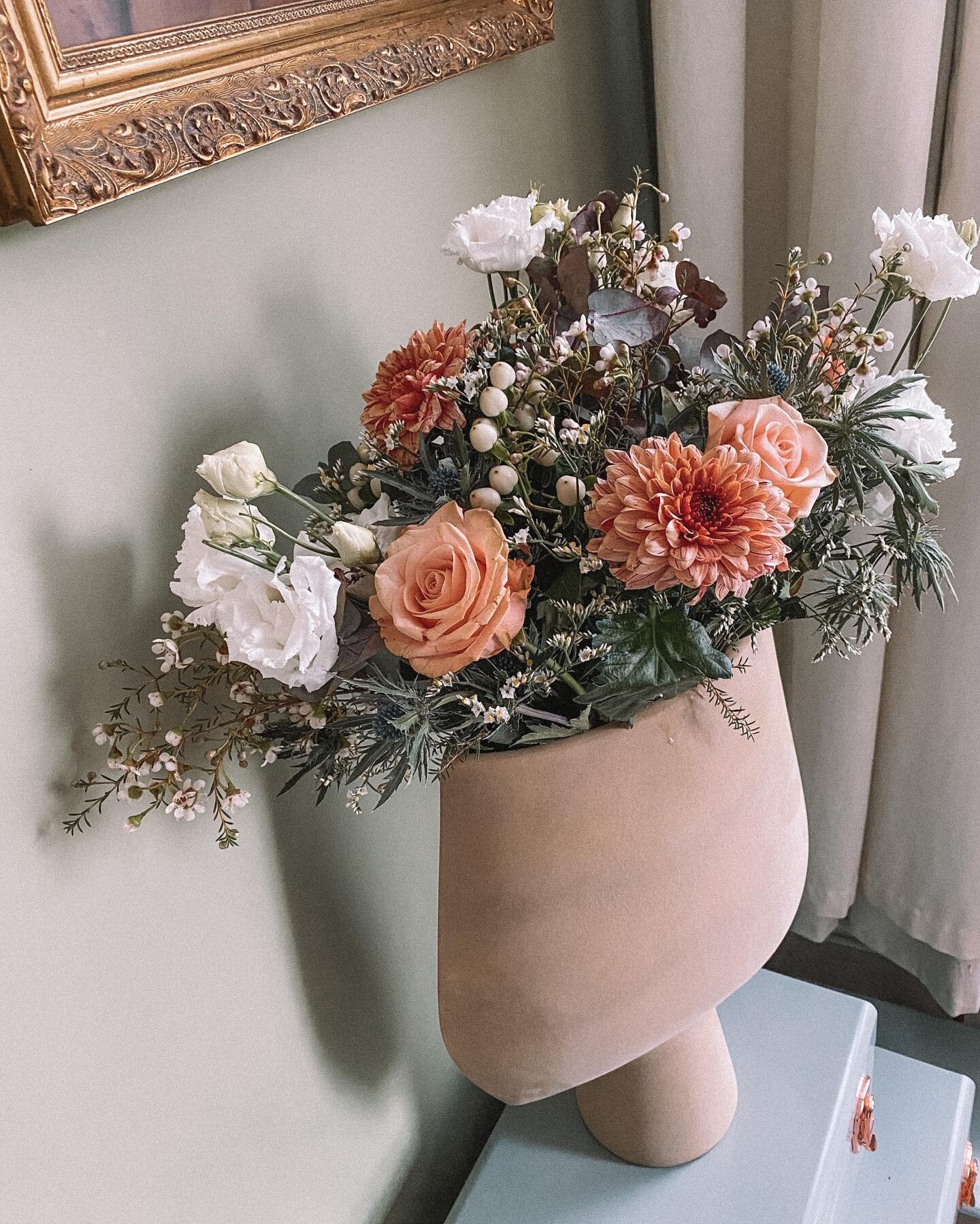 Fresh flowers always make me feel like spring is right around the corner