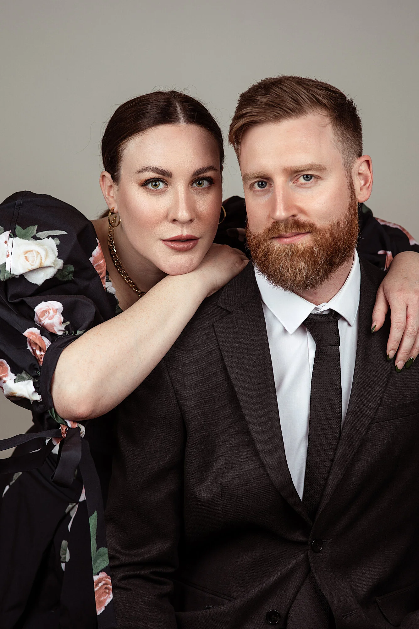 Laura Barrett Larkins and Stuart Larkins shot by Faye Summerfield