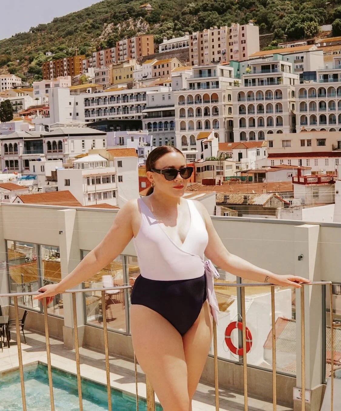 Laura Barrett Larkins in Gibraltar
