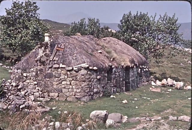 Old Scottish cottage near Kelso, which was an ideal breeding ground for malaria.