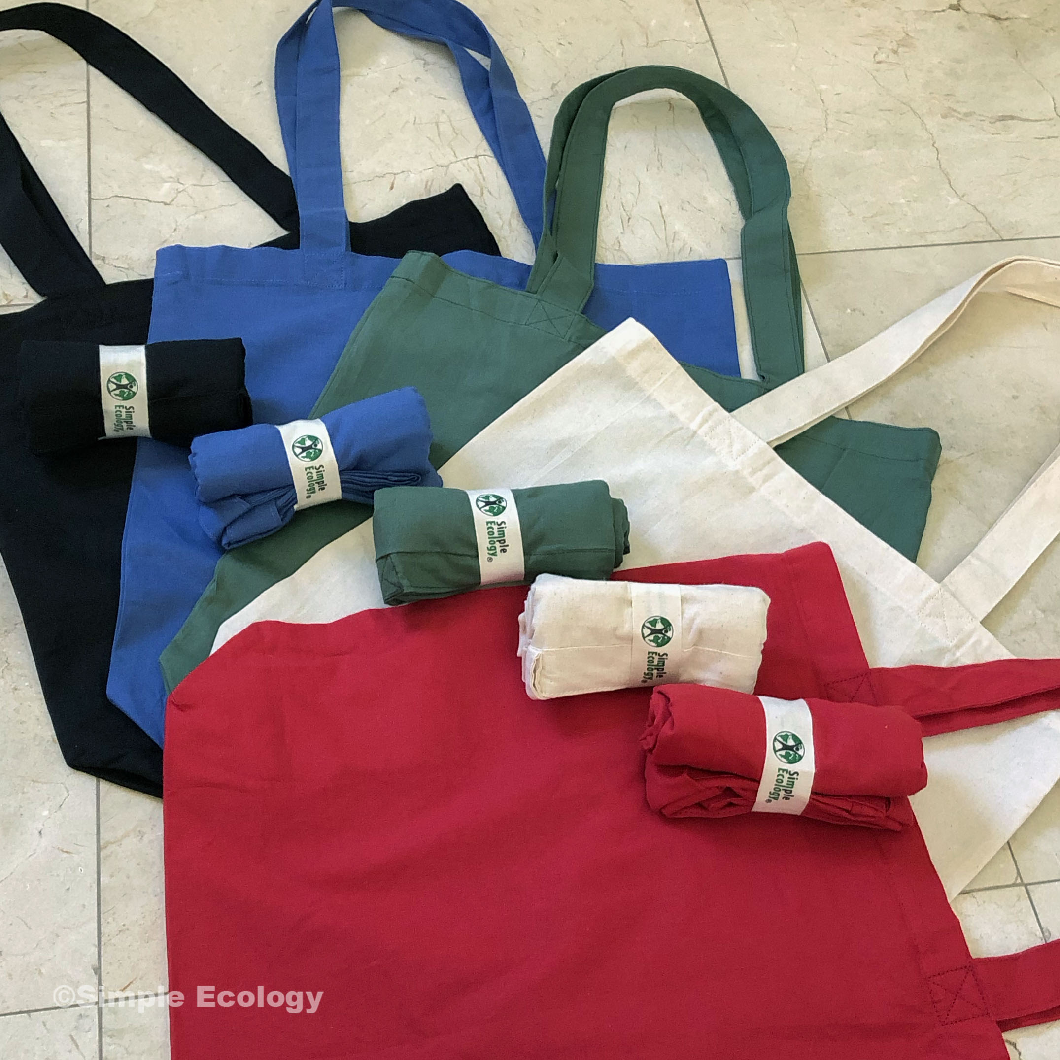 Being Green is Simple Organic Cotton Tote Bag — Simple Ecology