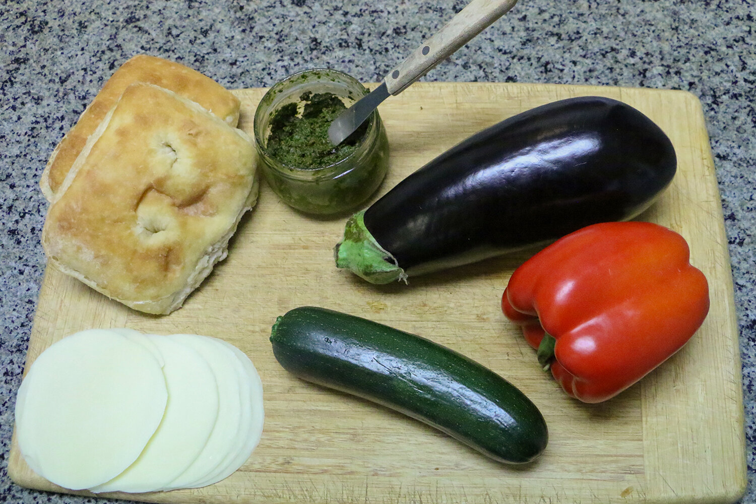 Veggie sandwich ingredients