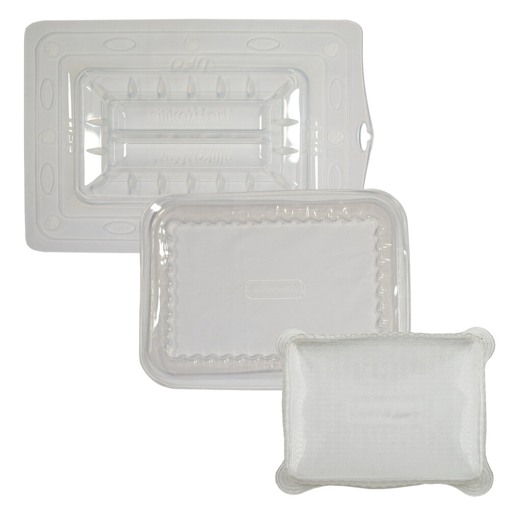 Reusable Silicone Covers & Lids Rectangular Set of 3 — Simple Ecology