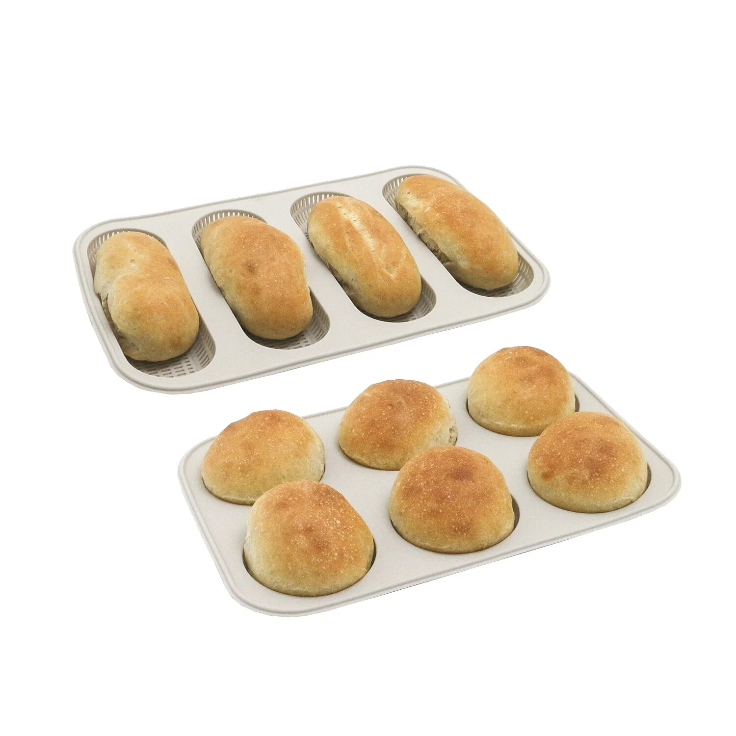 Reusable Silicone Bread Bun Molds