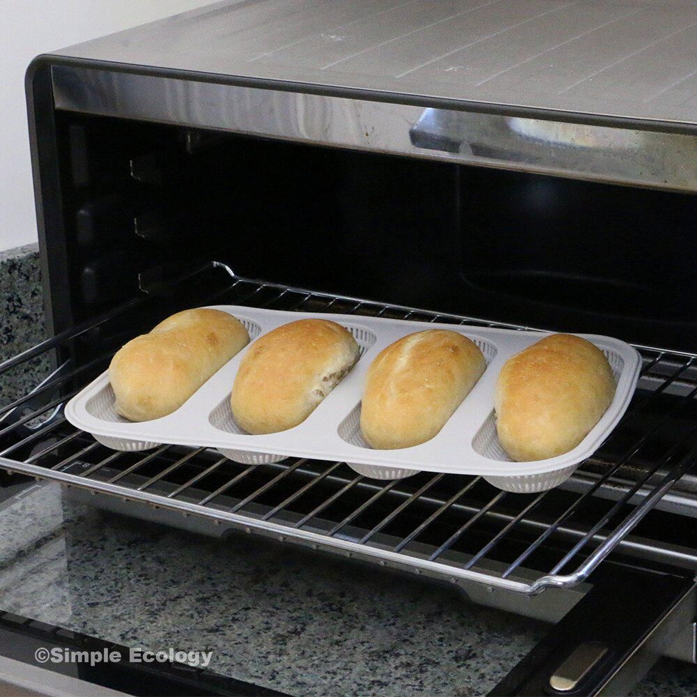 Braided Bread Roll Bun Tart 3 Cavity Silicone Mold 5431