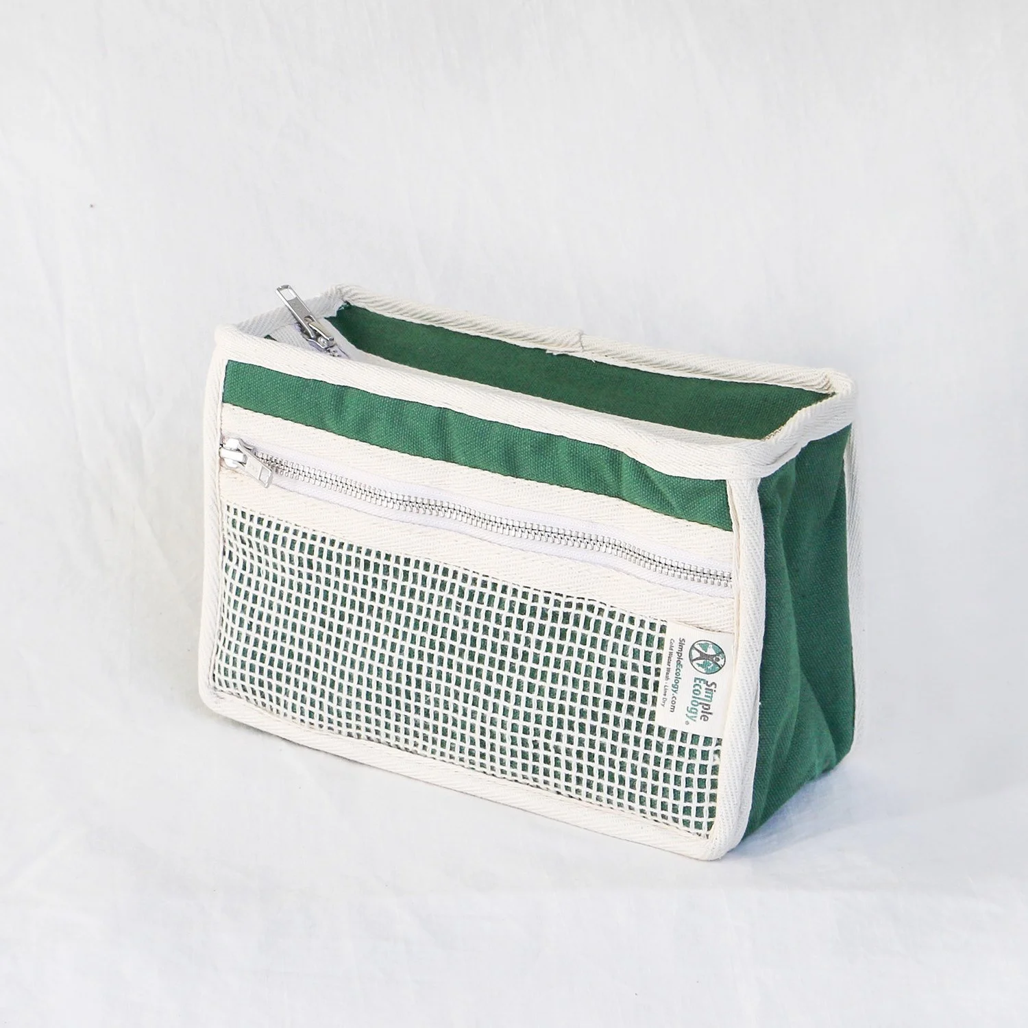 Black - Handmade Cotton Toiletry Bag 08