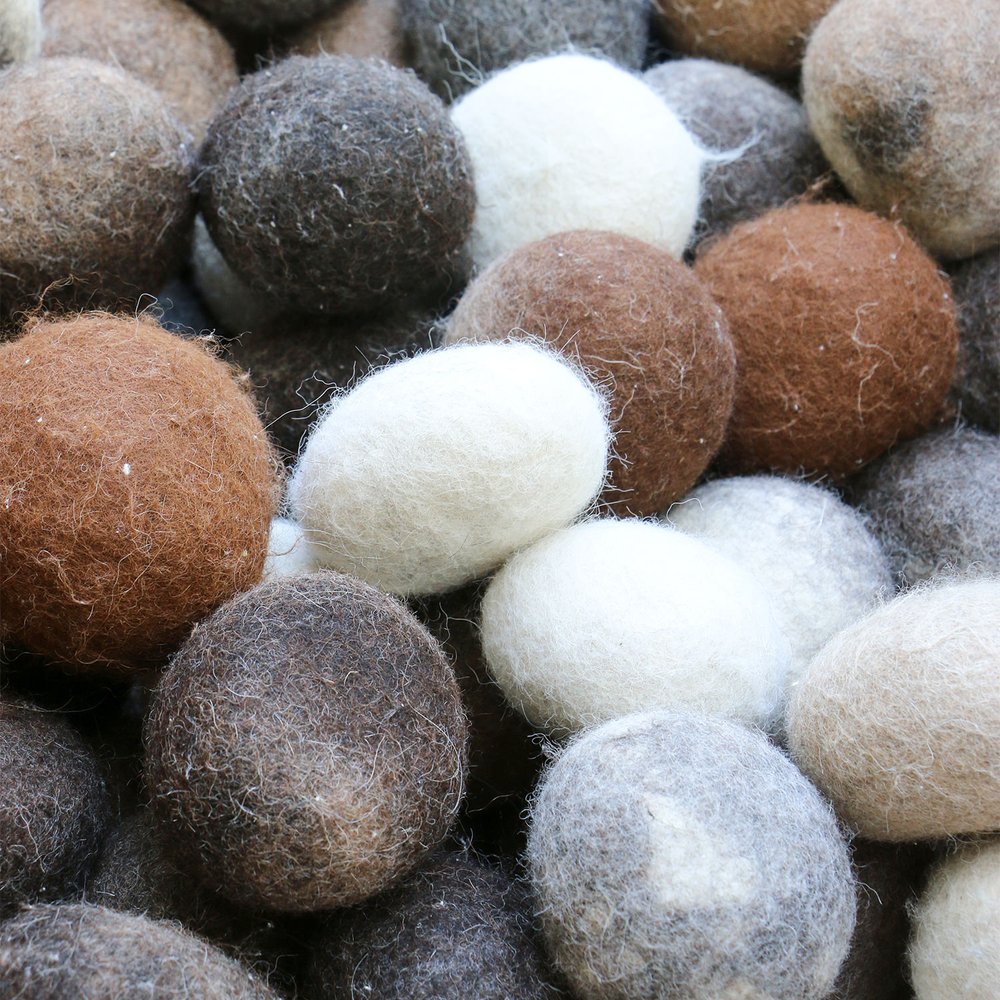 Handmade Wool Dryer Balls - Choose your Color - Buy Wholesale Wool