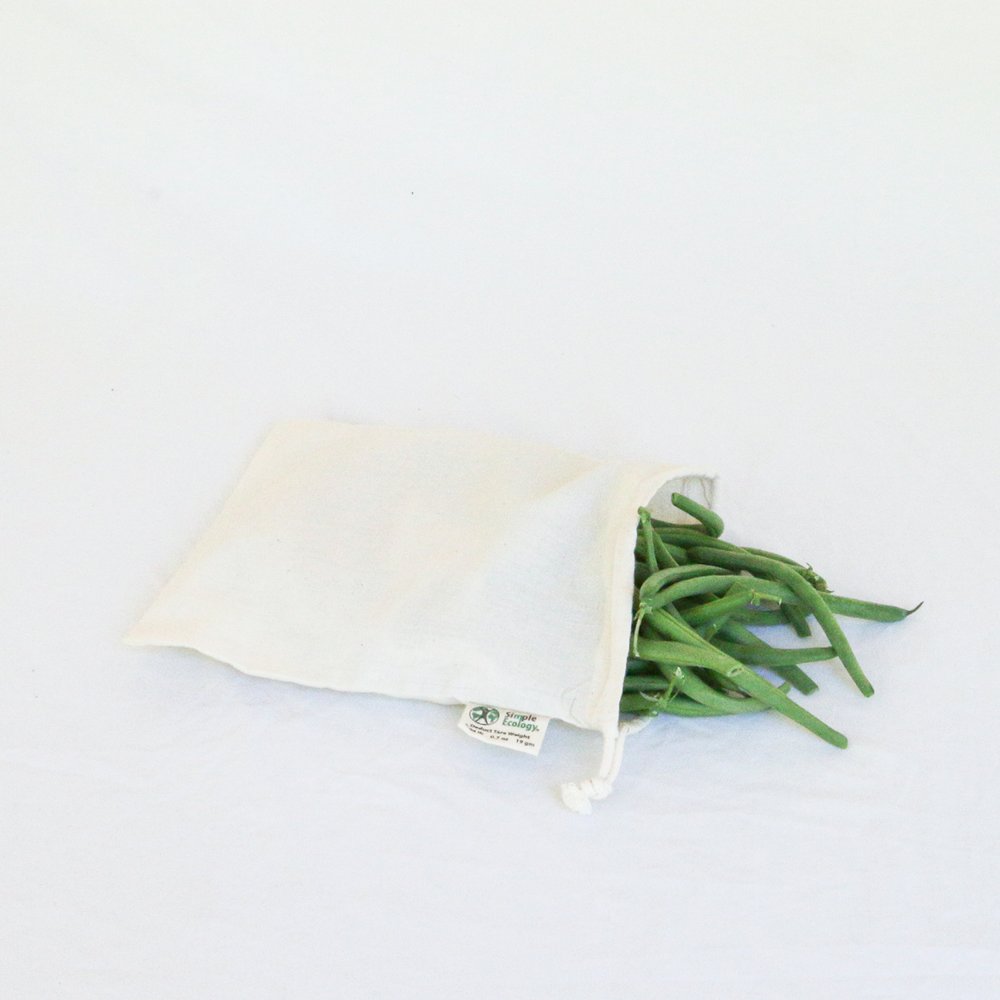 Organic Cotton Mart Muslin Reusable Bags - 3 Pack - Sevananda Natural Foods Market - Delivered by Mercato