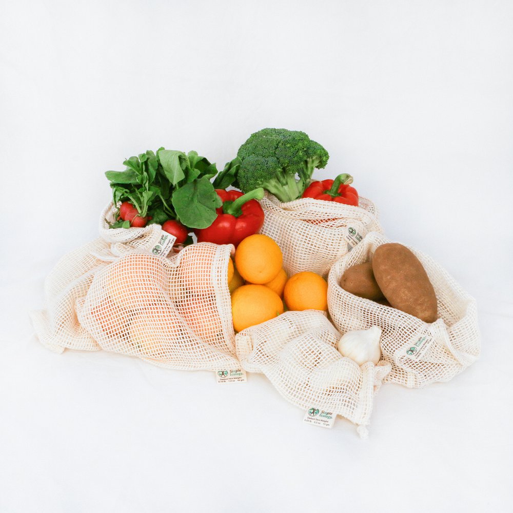 netted bag fruit vegetables
