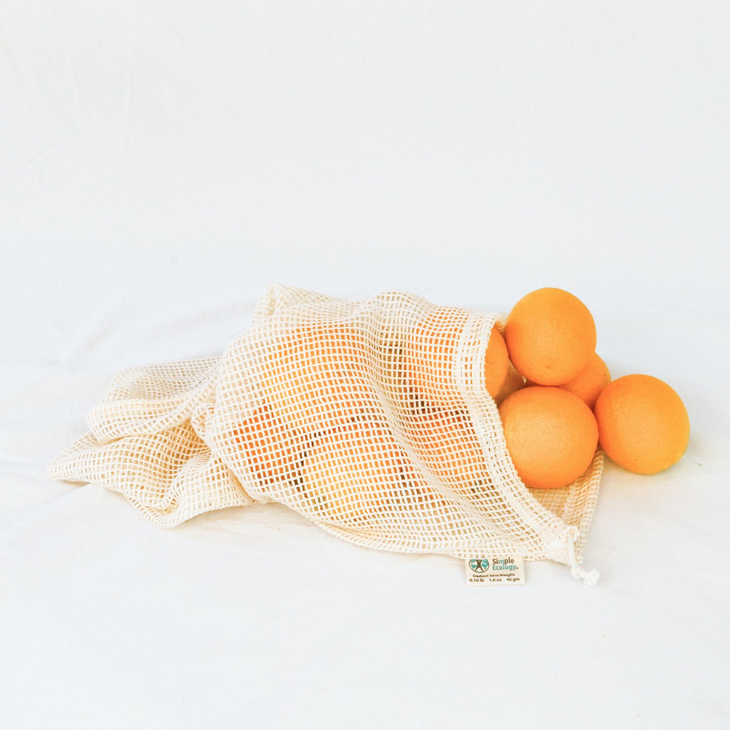 John Lewis GOTS Organic Cotton Reusable Net Fruit & Vegetable Bags, Set of 3