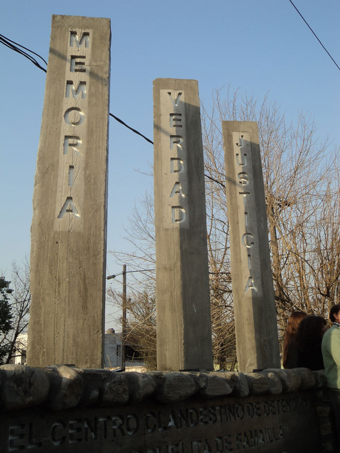 Una marca de la historia quedó a la vista de todos