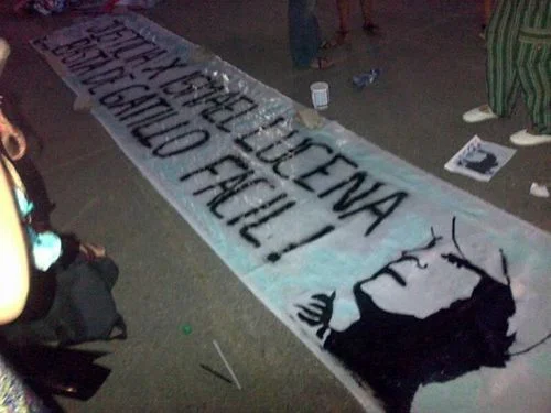 Violencia institucional: La bandera de Ismael Lucena