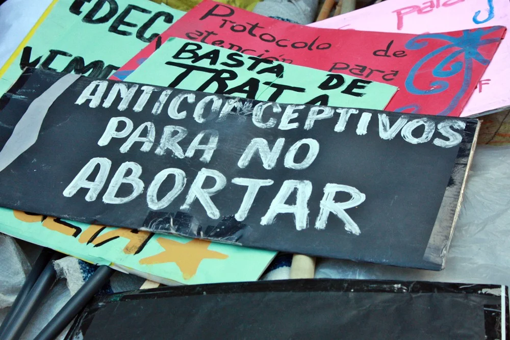 Marcha contra la violencia hacia la mujer