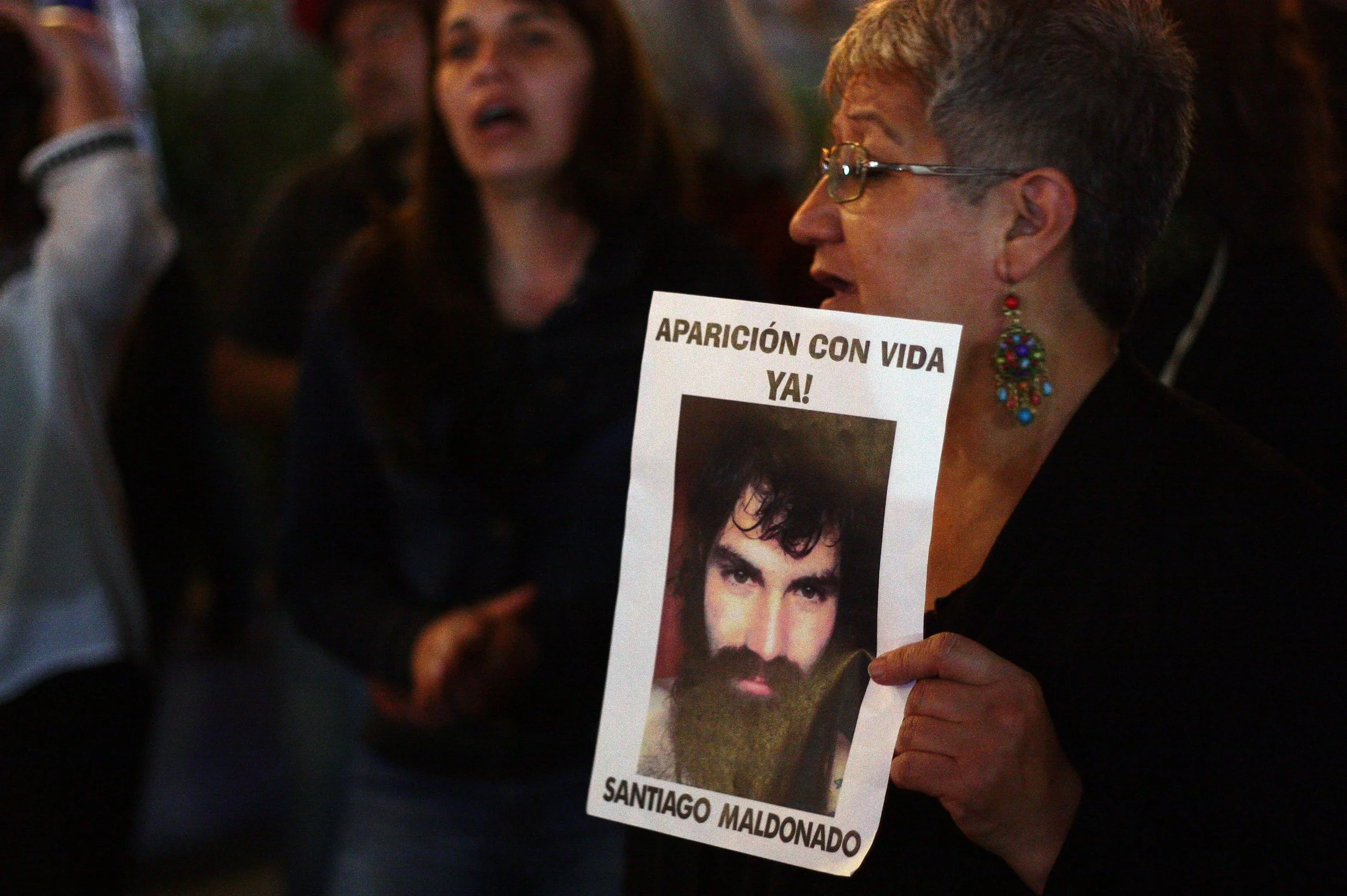 Por la aparición con vida de Santiago Maldonado