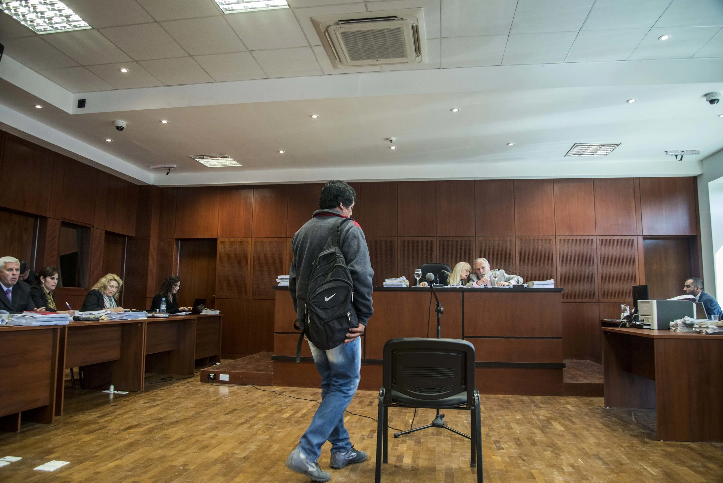 Emilio Mamani, querellante y miembro de la Comunidad Indígena de Chuschagasta | Foto de Bruno Cerimele (Andhes=