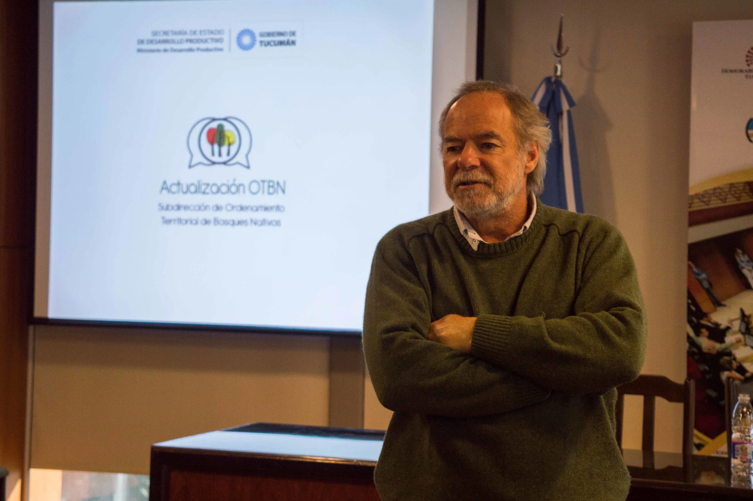 Fernando Korstanje, consultor de la Subdirección de Ordenamiento Territorial de los Bosques Nativos" | Fotografía de Agostina Rossini