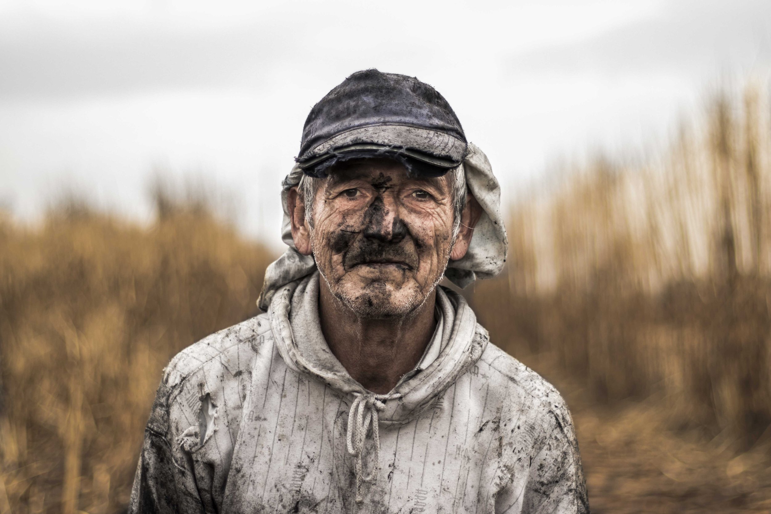  Retrato a Julio Soria, trabajador rural. 