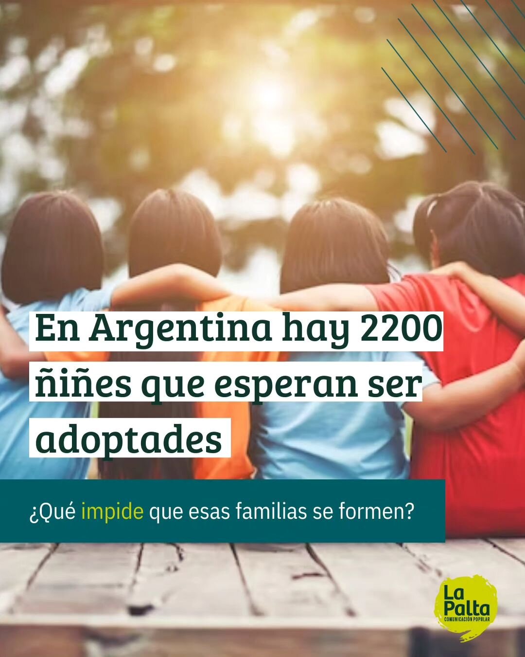 #AdoptenNi&ntilde;esGrandes 🏡👧👦

💬 &quot;Los ni&ntilde;os que cumplen a&ntilde;os en hogares saben que cada vez que cumplen se les van achicando las posibilidades de conseguir una familia&quot;, explican desde la organizaci&oacute;n &quot;Adopten