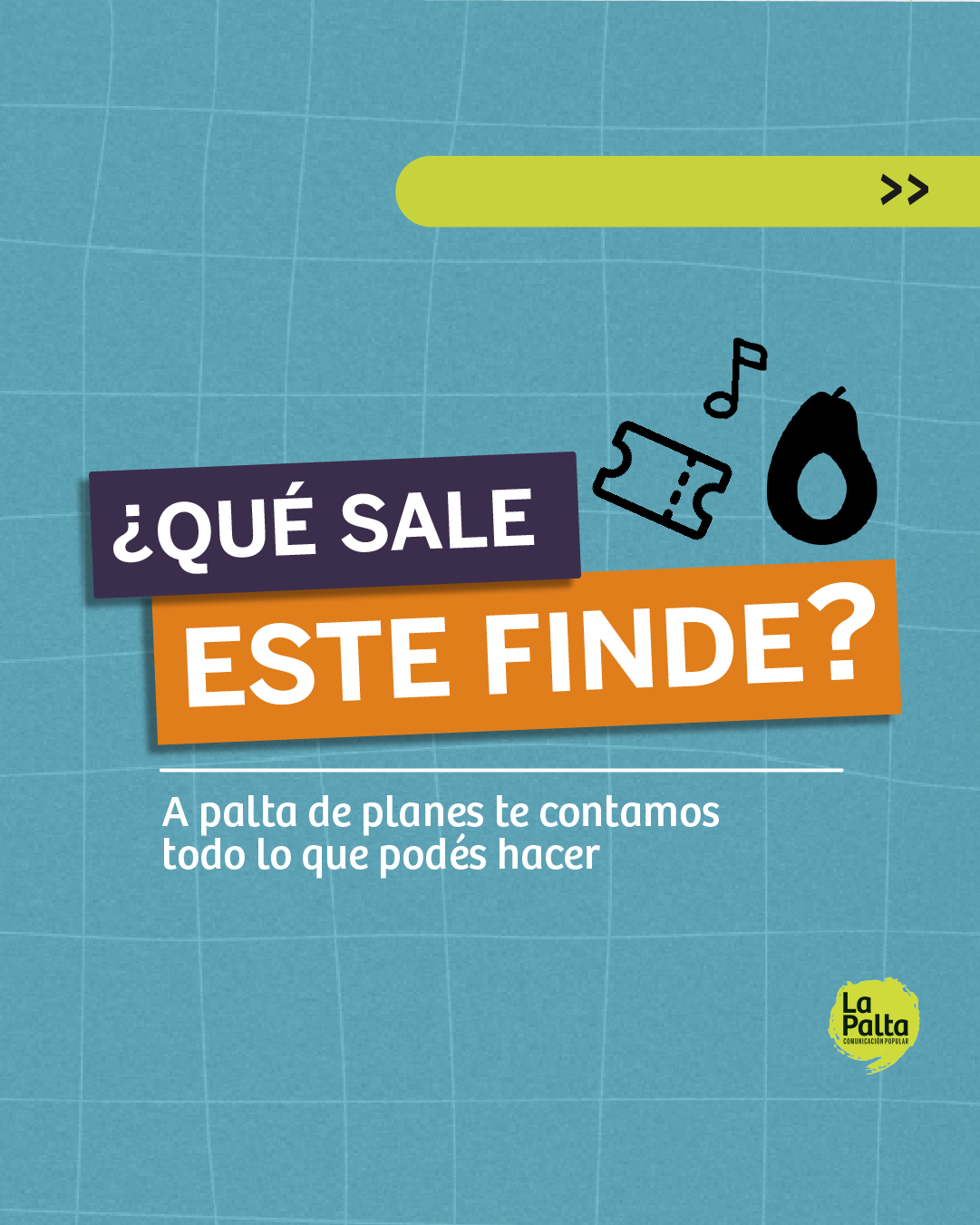 Agenda de planes para el fin de semana