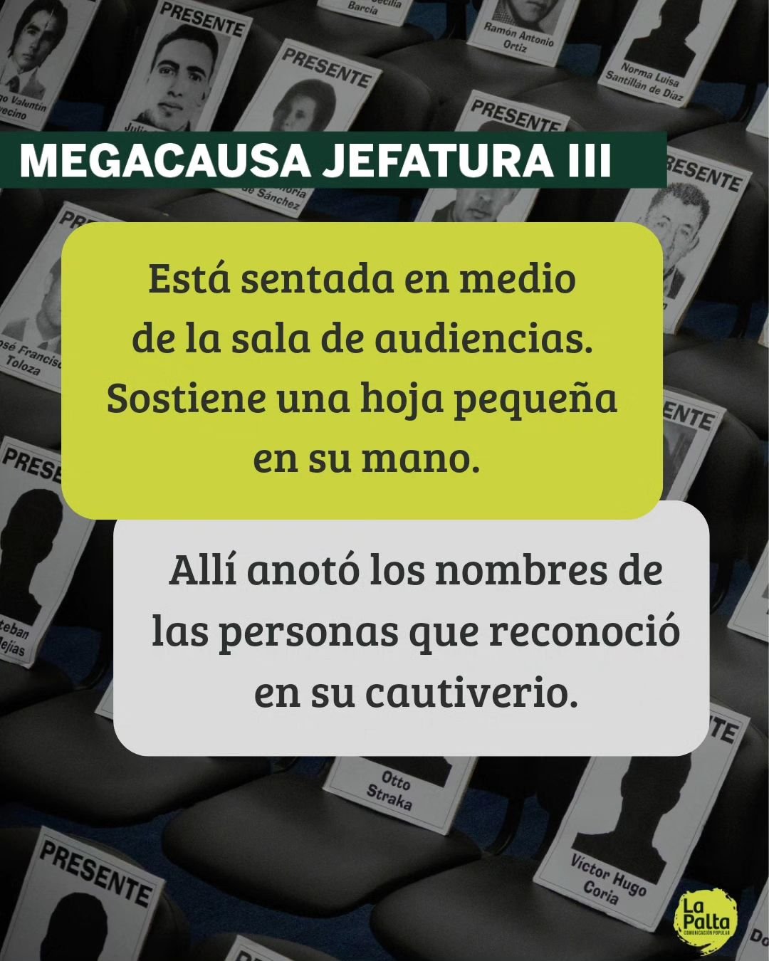 #lesahumanidad

💬&quot;Todo eso me iba agotando. A veces sent&iacute;a un vac&iacute;o en m&iacute; alma y m&iacute; ser.&quot; 

⚖️En la &uacute;ltima audiencia se escucha la historia de la mujer, cuya identidad se preserva, que por tres meses pade