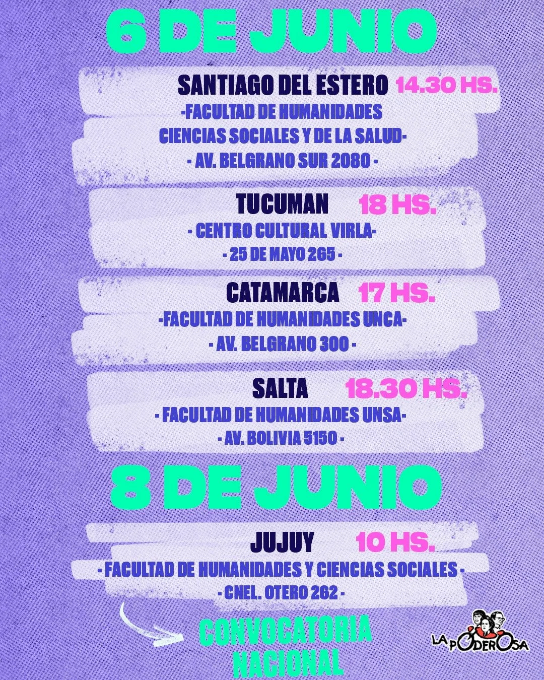 Convocatoria La Poderosa