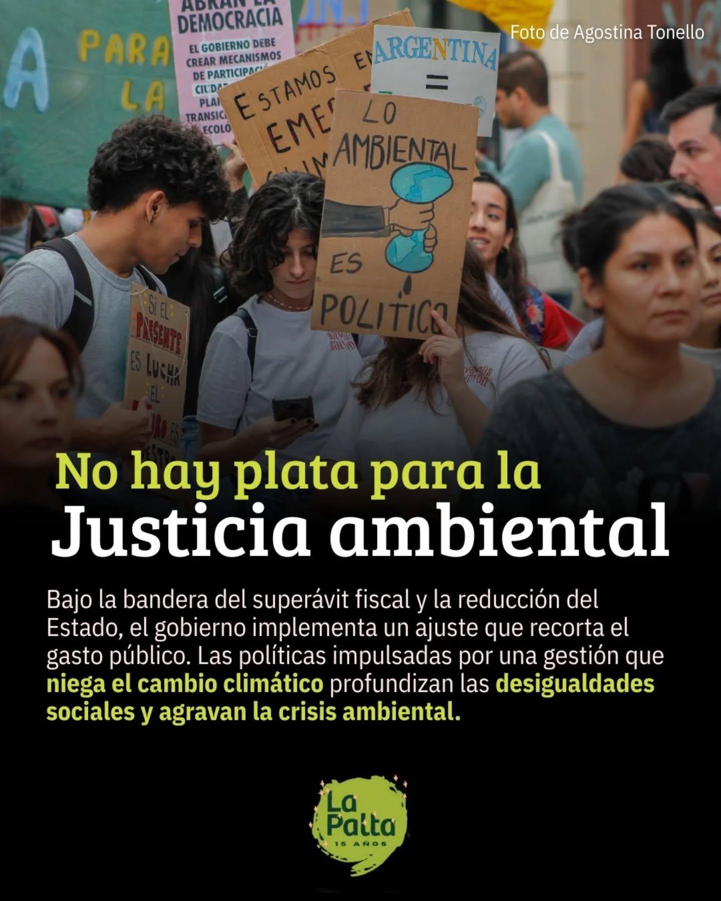 🪚 Las pol&iacute;ticas de ajuste tambi&eacute;n golpean al ambiente. Se recortan fondos, se despide personal y se cierran programas esenciales para la prevenci&oacute;n de desastres.

🌎 Incendios, inundaciones y falta de respuesta muestran las cons