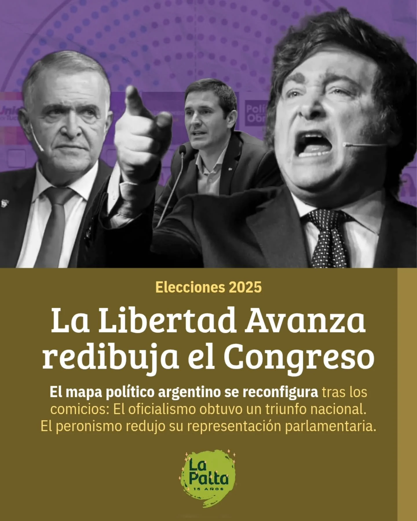 🗳️ &iquest;C&oacute;mo queda el Congreso despu&eacute;s de las elecciones legislativas?
Este 26 de octubre se vot&oacute; en todo el pa&iacute;s y la correlaci&oacute;n de fuerzas cambi&oacute;: la ola libertaria gan&oacute; terreno, pero en Tucum&a