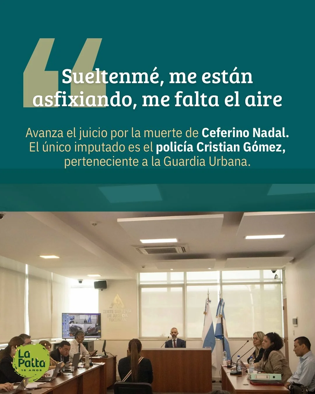 ⚖️ Avanza el juicio por la muerte de Ceferino Nadal, ocurrida en 2020 tras una detenci&oacute;n policial en el centro tucumano. 

🧑&zwj;⚖️ Peritos, testigos y efectivos policiales declararon sobre el accionar del &uacute;nico imputado, el polic&iacu