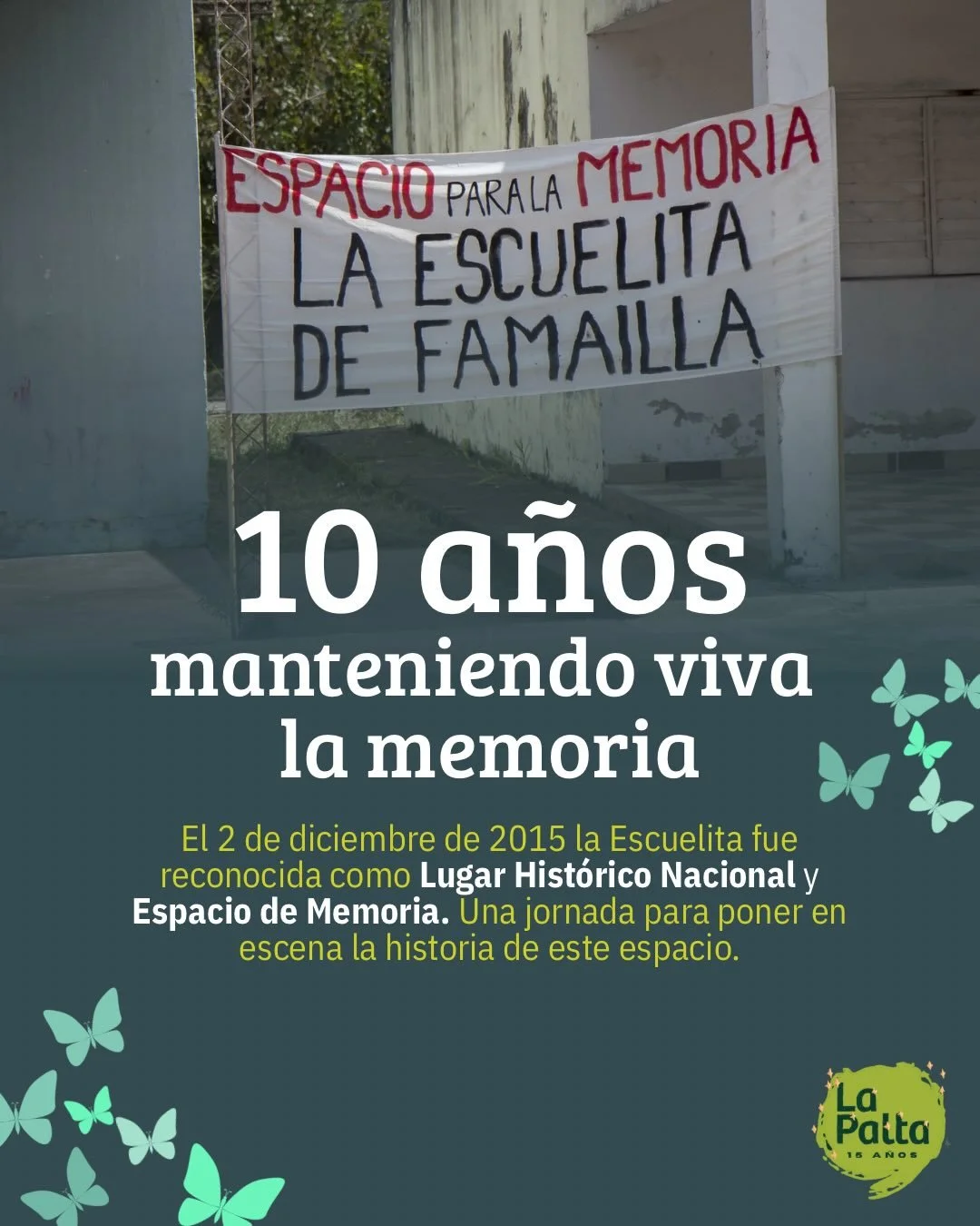 👉 La Escuelita de Famaill&aacute; es uno de los primeros centros clandestinos de detenci&oacute;n del pa&iacute;s. 

🏫 Hace 10 a&ntilde;os fue reconocida como Espacio para la Memoria y la Promoci&oacute;n y Defensa de los Derechos Humanos. 

🤍 Des