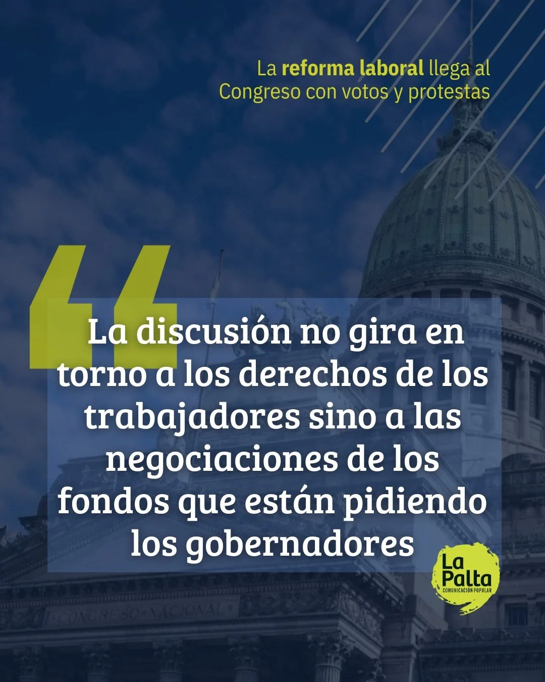 📄 REFORMA LABORAL

🗓 Este mi&eacute;rcoles 11 se espera que el proyecto de reforma laboral impulsado por el presidente Javier Milei se trate finalmente en el Senado de la Naci&oacute;n. Al respecto, Alejandra del Castillo ( @ale.delca ) expone cu&a