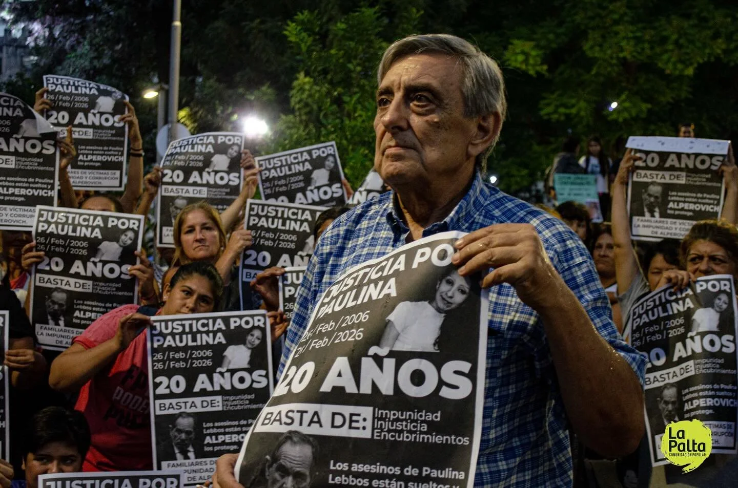 ✊ 20 a&ntilde;os sin Paulina

👉 A veinte a&ntilde;os del femicidio de Paulina Lebbos, familiares, organizaciones sociales, feministas y cientos de tucumanos volvieron a marchar para exigir verdad y justicia. 

📣 &ldquo;Vamos a seguir la lucha, porq