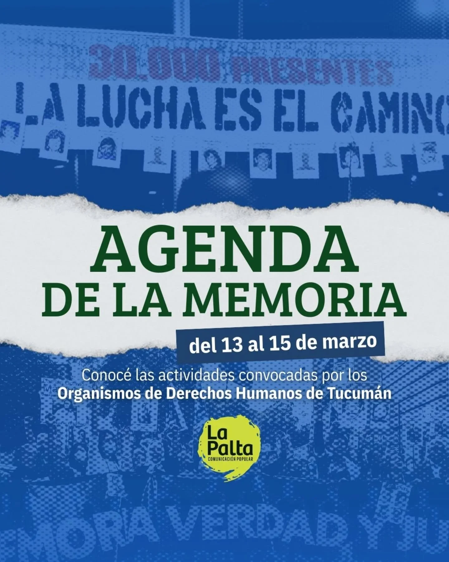 ✊️ La memoria est&aacute; en agenda. Este mes, los organismos de Derechos Humanos convocan a diversos encuentros en la provincia en el marco de un nuevo aniversario de la &uacute;ltima dictadura.

💬 "A 50 a&ntilde;os del golpe c&iacute;vico, mi