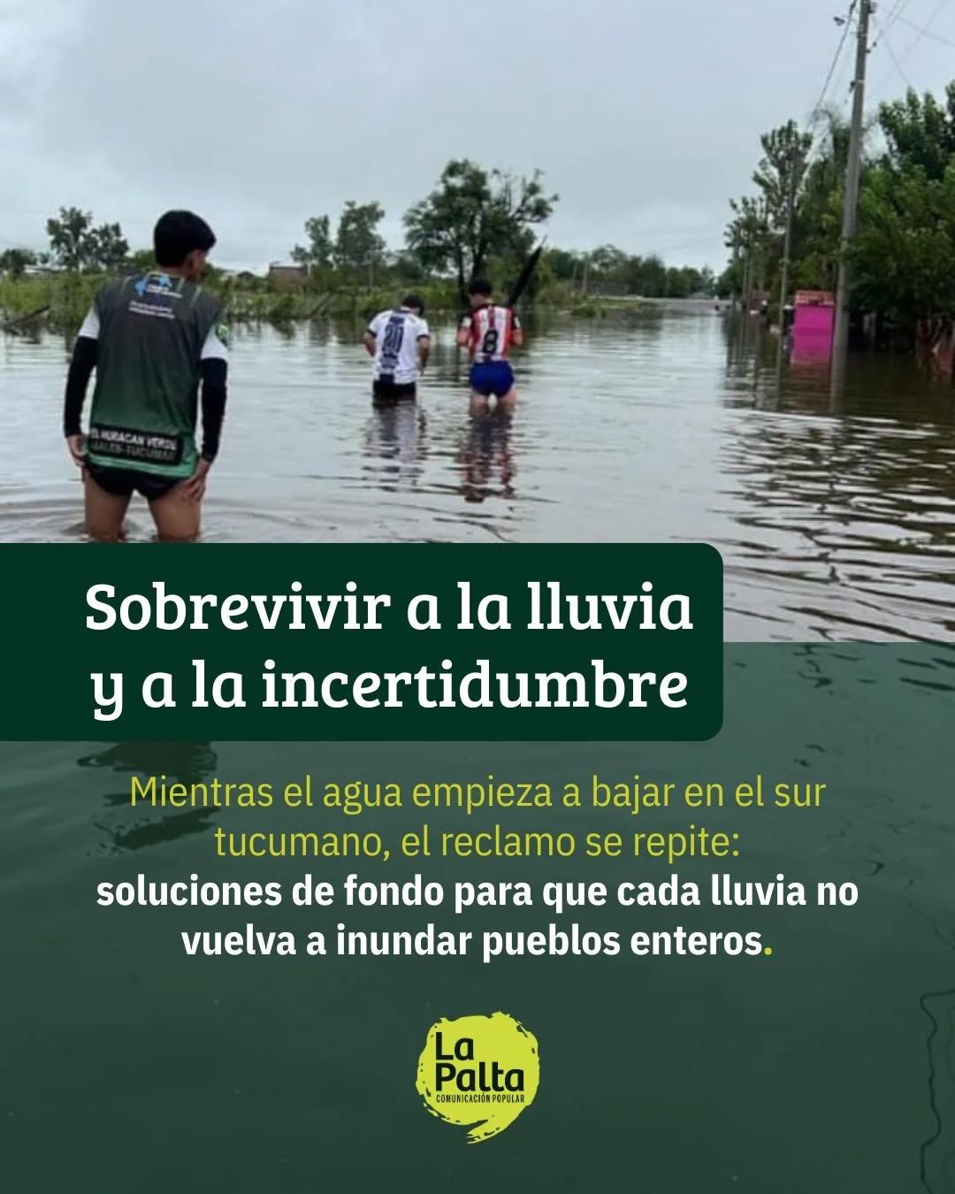 🌧️ Las lluvias intensas volvieron a dejar localidades tucumanas bajo el agua. 

👉 Familias que perdieron todo, la educaci&oacute;n en suspenso y comunidades organizadas para sobrevivir en medio de una emergencia que no es nueva.

📣 Para Carla, la 