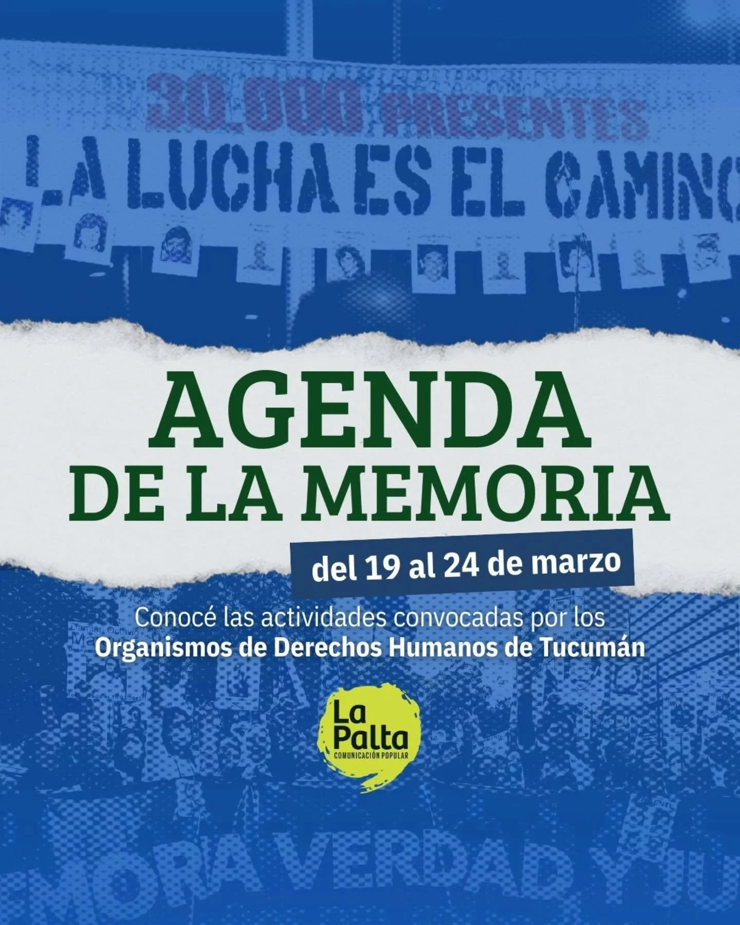 Este fin de semana la memoria est&aacute; m&aacute;s vigente que nunca. 

🗓 Desde este jueves 19, en toda la provincia, habr&aacute; una amplia propuesta de actividades en la previa del 50&ordm; aniversario del golpe de Estado en argentina.

✊️ La m