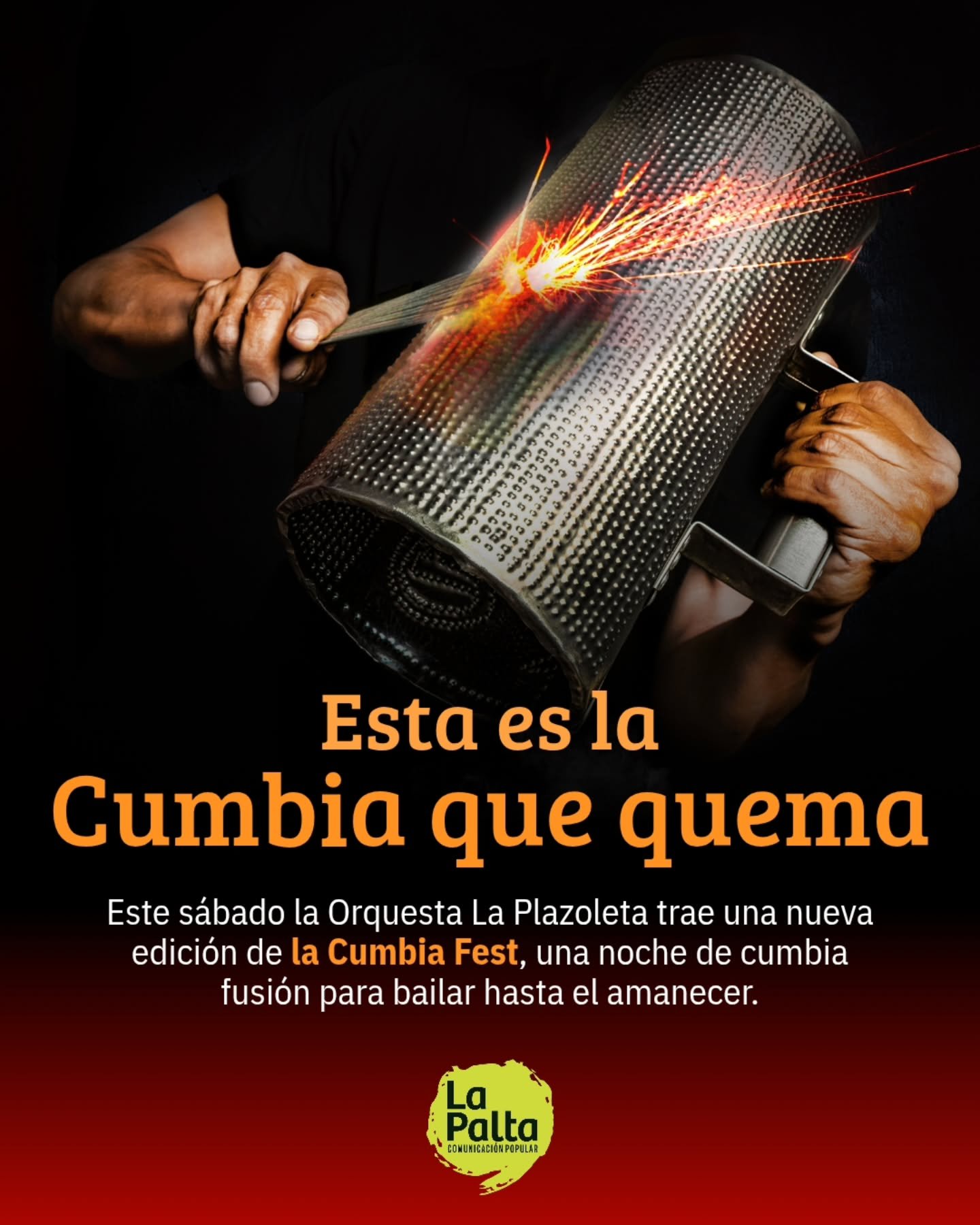 🔥 Cumbia Fest: una noche de cumbia tucumana para mover el cuerpo hasta el amanecer

🎺 Cuando suena la Orquesta Plazoleta, aparecen las historias de barrio, las fiestas en los clubes, el parlante en la vereda y la cumbia compartida. Desde hace m&aac