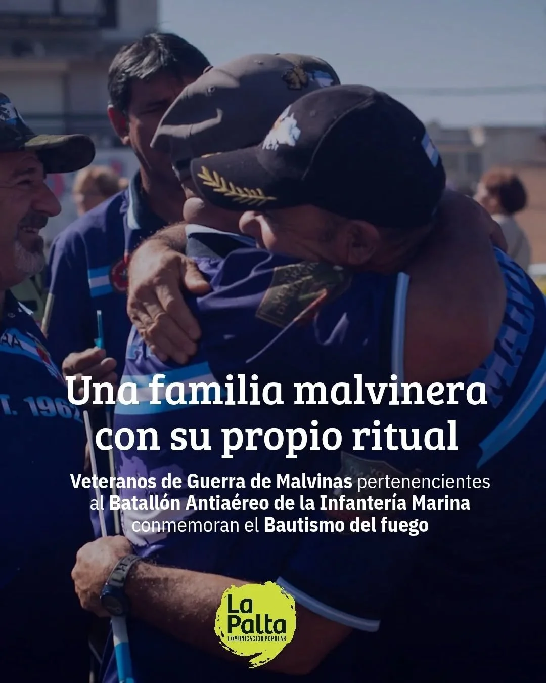 🔹Cada a&ntilde;o los veteranos del Batall&oacute;n Antia&eacute;reo de la Infanteria de Marina (BIAA) organizan este encuentro convocados por la causa Malvinas.

🔅 A 44 de su bautismo de fuego, se reunieron en Villa Mar&iacute;a, C&oacute;rdoba. Cu